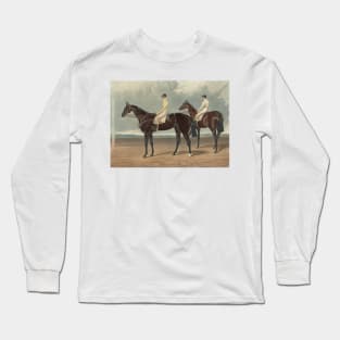 Satirist Rode by W. Scott - The Winner of the Great St. Leger Stakes at Doncaster 1841 by Charles Hunt Long Sleeve T-Shirt